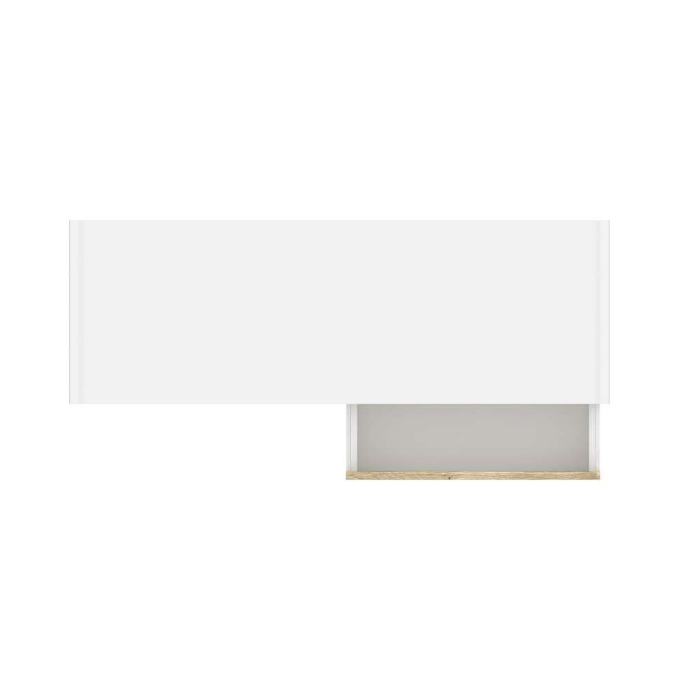 Bestar - Alhena 40W Console Table in Uv White &Amp; Sandy Brown Oak - 119160-000001 veiw 5