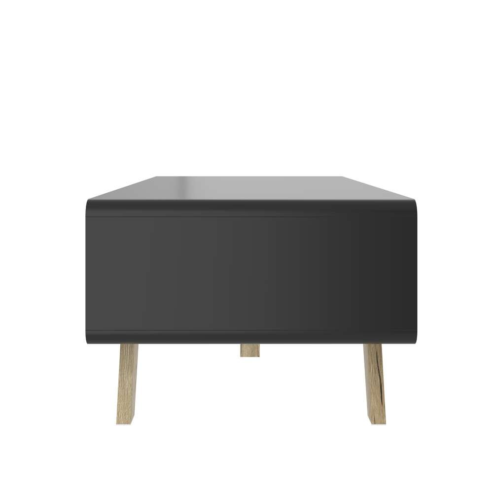 Bestar - Alhena 48W Coffee Table in Uv Black &Amp; Sandy Brown Oak - 119161-000133 veiw 3
