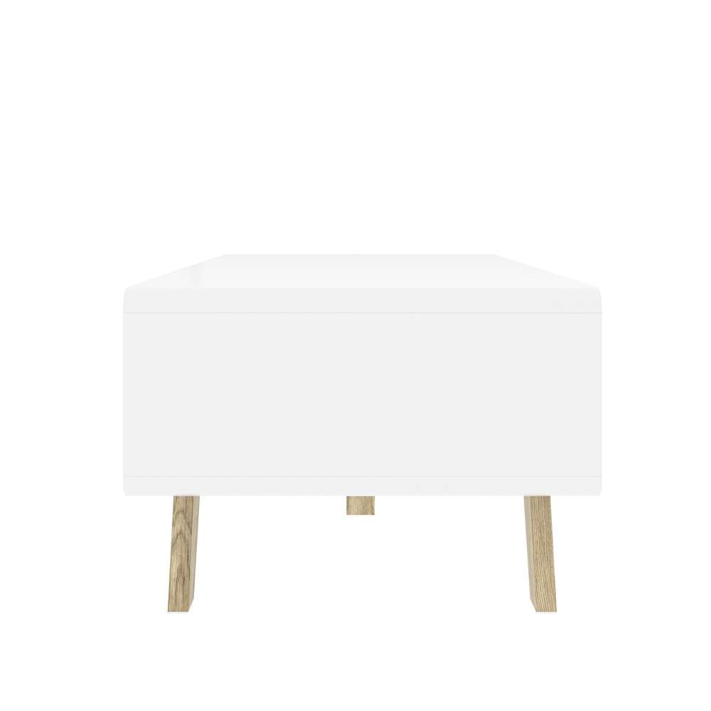 Bestar - Alhena 48W Coffee Table in Uv White &Amp; Sandy Brown Oak - 119161-000001 veiw 3