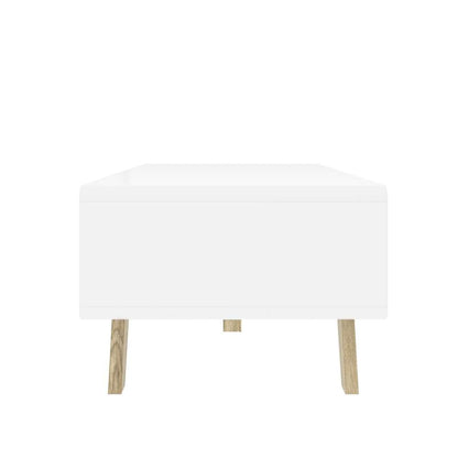 Bestar - Alhena 48W Coffee Table in Uv White &Amp; Sandy Brown Oak - 119161-000001 veiw 3