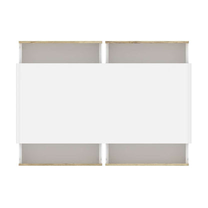 Bestar - Alhena 48W Coffee Table in Uv White &Amp; Sandy Brown Oak - 119161-000001 veiw 5