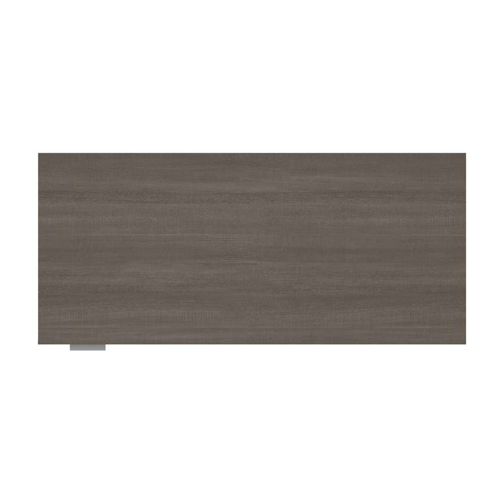 Bestar - Aquarius 66W Desk with Single Pedestal in Bark Grey & White - 114400-000047 veiw 6