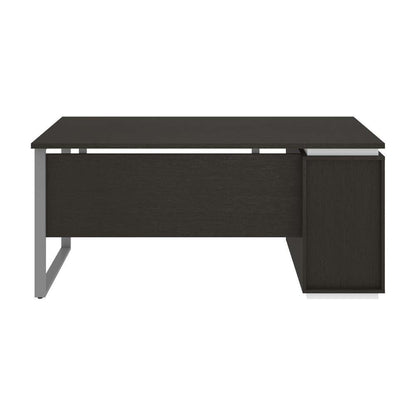 Bestar - Aquarius 66W Desk with Single Pedestal in Deep Grey & White - 114400-000032 veiw 5