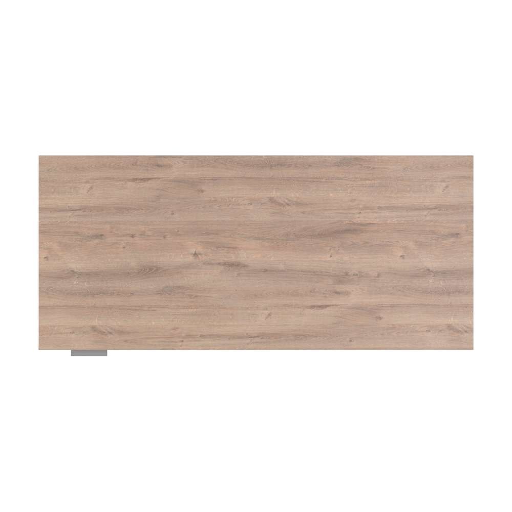 Bestar - Aquarius 66W Desk with Single Pedestal in Rustic Brown & Graphite - 114400-000009 veiw 6