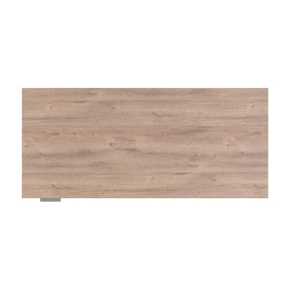 Bestar - Aquarius 66W Desk with Single Pedestal in Rustic Brown & Graphite - 114400-000009 veiw 6
