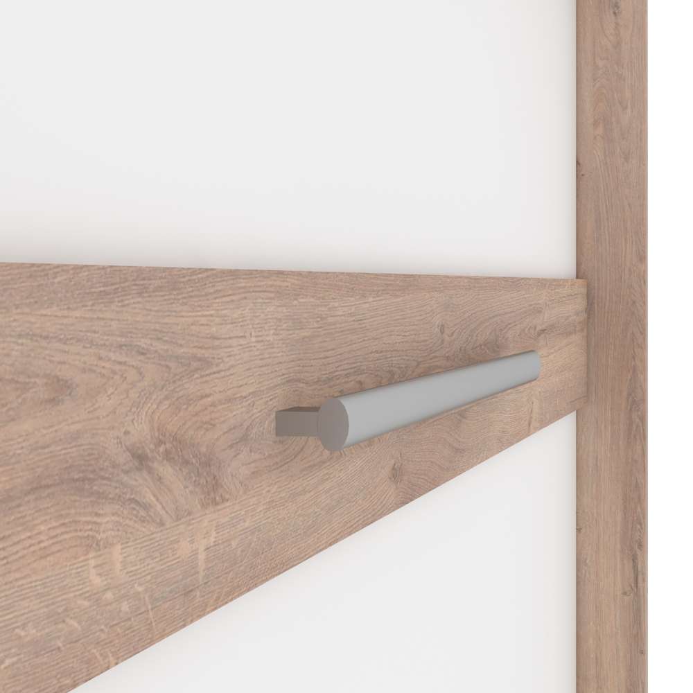 Bestar - Cielo 60W 59W Full Murphy Bed in Rustic Brown & White - 80183-000009 veiw 11