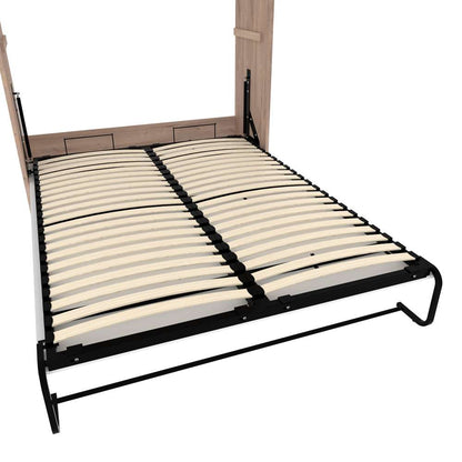 Bestar - Cielo 66W 65W Queen Murphy Bed in Rustic Brown & White - 80184-000009 veiw 9