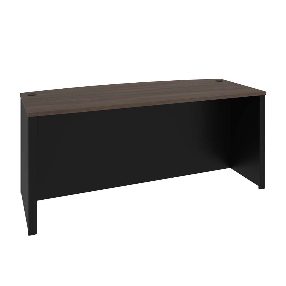 Bestar - Connexion 72W Desk Shell in Antigua & Black - 93400-000052 veiw 2