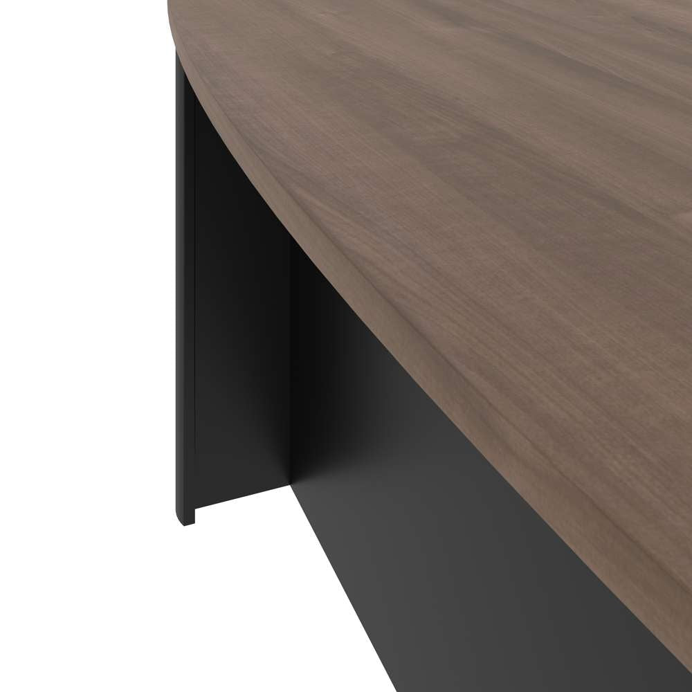 Bestar - Connexion 72W Desk Shell in Antigua & Black - 93400-000052 veiw 6