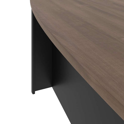 Bestar - Connexion 72W Desk Shell in Antigua & Black - 93400-000052 veiw 6
