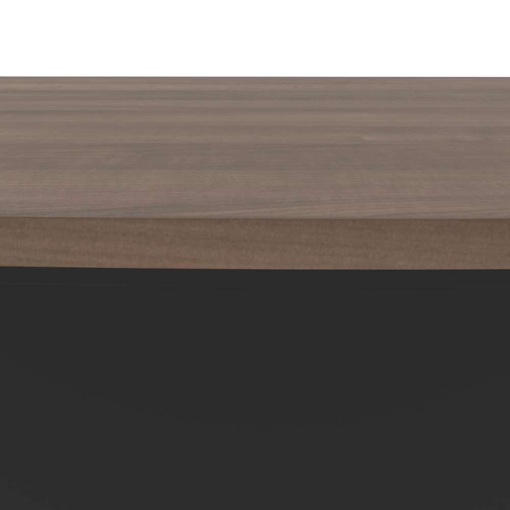 Bestar - Connexion 72W Desk Shell in Antigua & Black - 93400-000052 veiw 8