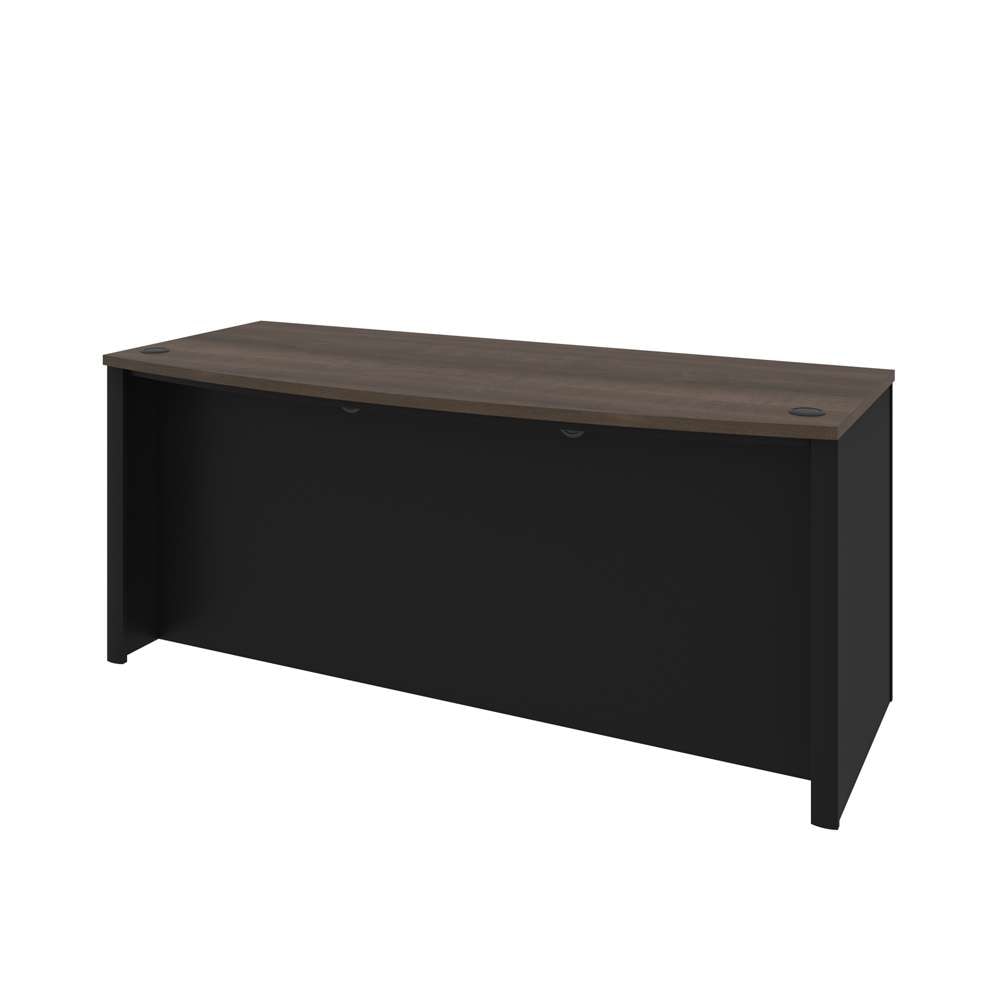 Bestar - Connexion 72W Executive Desk in Antigua & Black - 93850-000052 veiw 2