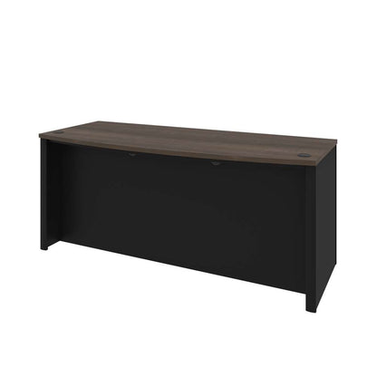 Bestar - Connexion 72W Executive Desk in Antigua & Black - 93850-000052 veiw 2