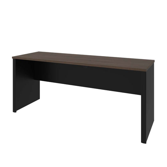 Bestar - Connexion 72W Narrow Desk Shell in Antigua & Black - 93612-000052 veiw 1