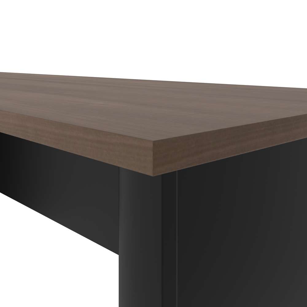 Bestar - Connexion 72W Narrow Desk Shell in Antigua & Black - 93612-000052 veiw 7