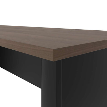 Bestar - Connexion 72W Narrow Desk Shell in Antigua & Black - 93612-000052 veiw 7