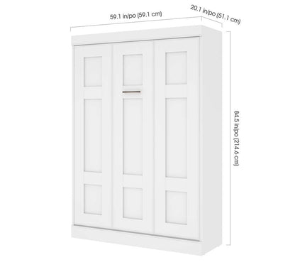Bestar - Edge 60W Full Murphy Bed in White - 70183-17 veiw 6