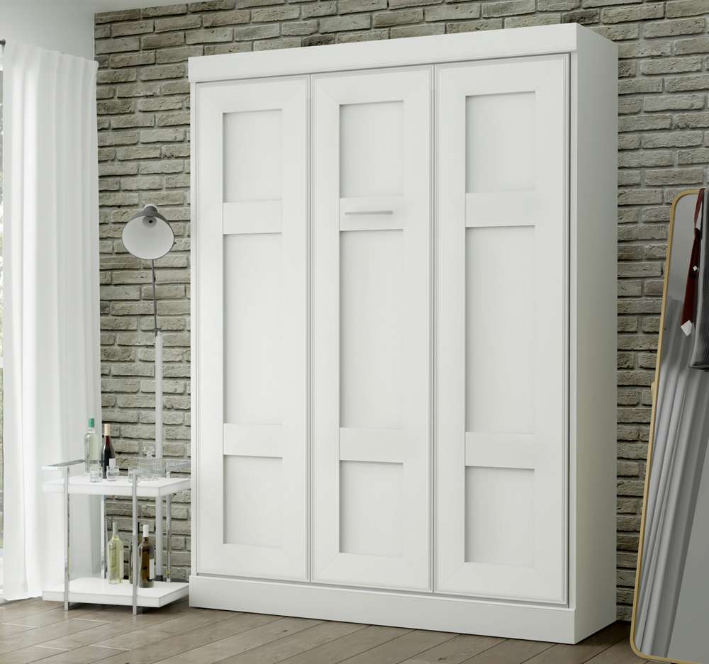 Bestar - Edge 65W Queen Murphy Bed in White - 70184-17 veiw 4