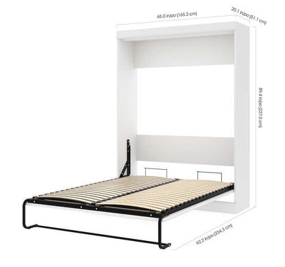 Bestar - Edge 65W Queen Murphy Bed in White - 70184-17 veiw 6