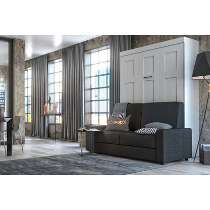 Bestar - Edge Queen Murphy Bed with Sofa (78W) in White - 70721-000017 veiw 3