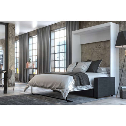Bestar - Edge Queen Murphy Bed with Sofa (78W) in White - 70721-000017 veiw 4