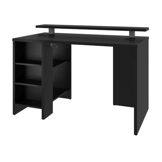 Bestar - Electra 48W Gaming Desk in Black - 169400-000018 veiw 1