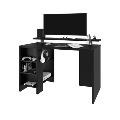 Bestar - Electra 48W Gaming Desk in Black - 169400-000018 veiw 2