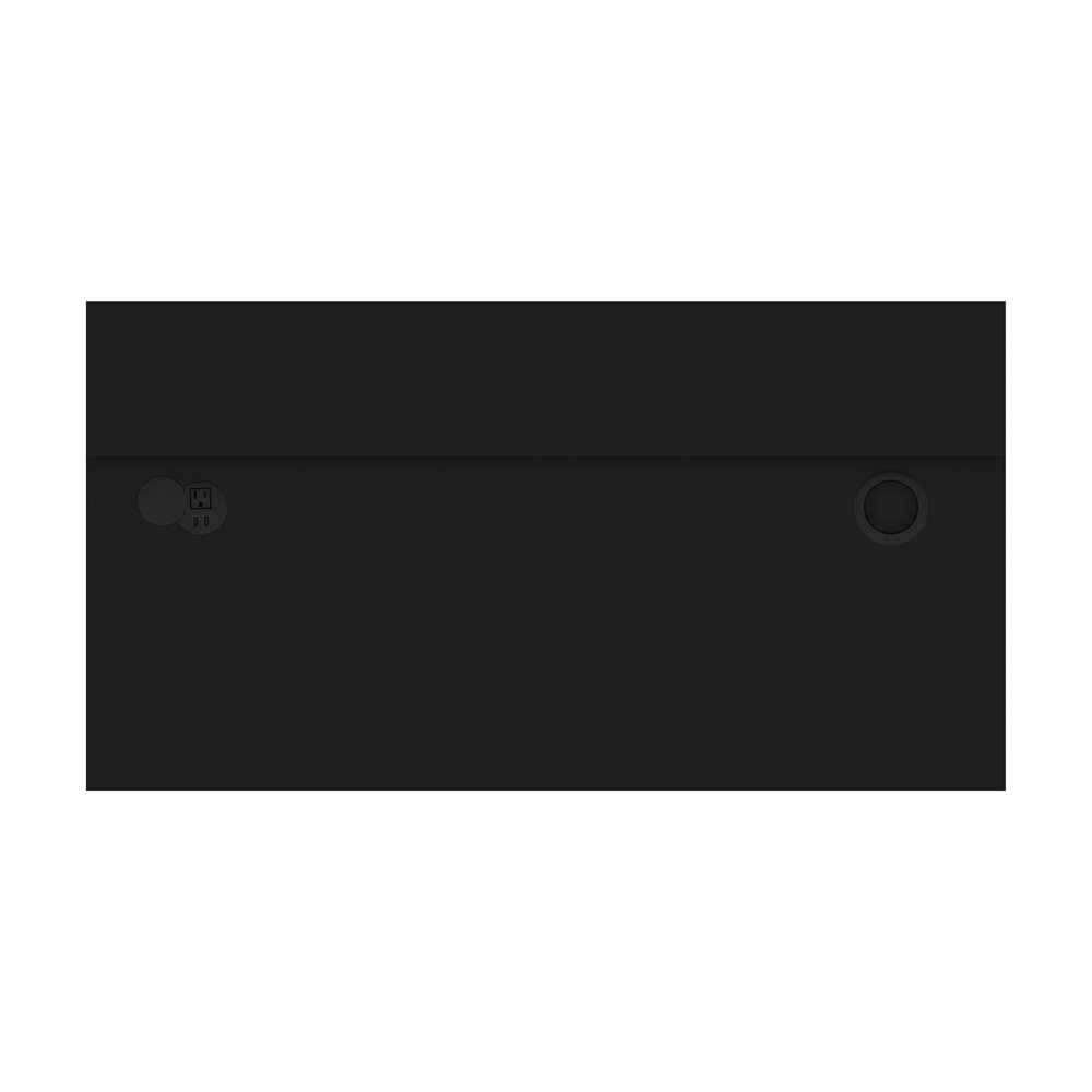 Bestar - Electra 48W Gaming Desk in Black - 169400-000018 veiw 6