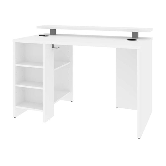 Bestar - Electra 48W Gaming Desk in White - 169400-000017 veiw 1
