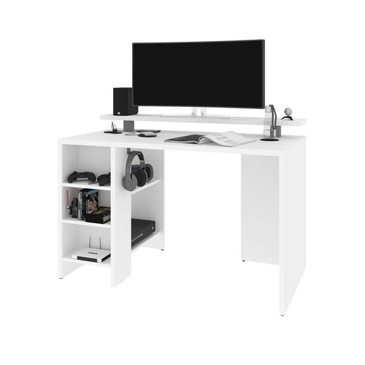Bestar - Electra 48W Gaming Desk in White - 169400-000017 veiw 2