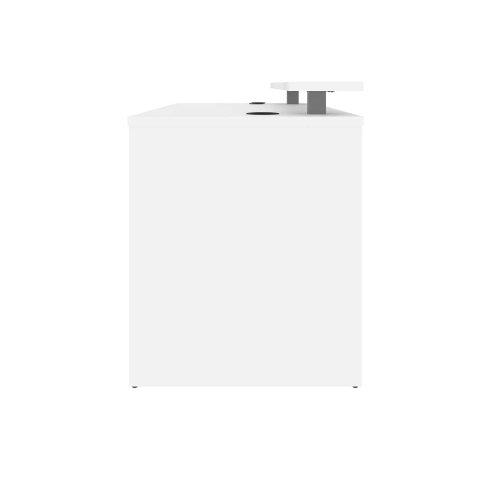 Bestar - Electra 48W Gaming Desk in White - 169400-000017 veiw 4