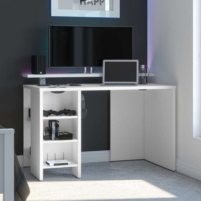 Bestar - Electra 48W Gaming Desk in White - 169400-000017 veiw 7