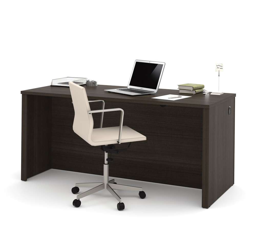 Bestar - Embassy 66W Desk Shell in Dark Chocolate - 60400-2179 veiw 1