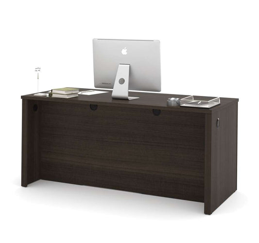 Bestar - Embassy 66W Executive Desk with Two Pedestals in Dark Chocolate - 60850-79 veiw 2