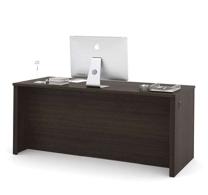 Bestar - Embassy 72W Executive Desk with Two Pedestals in Dark Chocolate - 60890-79 veiw 2