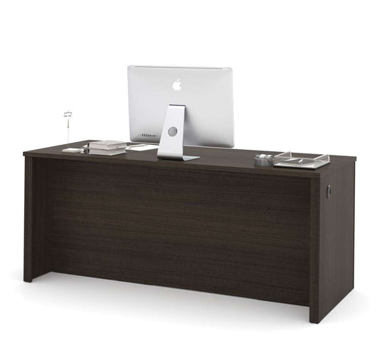 Bestar - Embassy 72W Executive Desk with Two Pedestals in Dark Chocolate - 60890-79 veiw 2