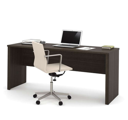 Bestar - Embassy 72W Narrow Desk Shell in Dark Chocolate - 60613-1179 veiw 1