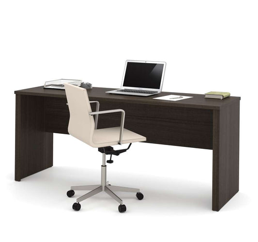 Bestar - Embassy 72W Narrow Desk Shell in Dark Chocolate - 60613-1179 veiw 1