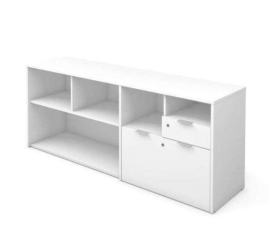 Bestar - I3 Plus 72W Credenza with 2 Drawers in White - 160610-1117 veiw 1