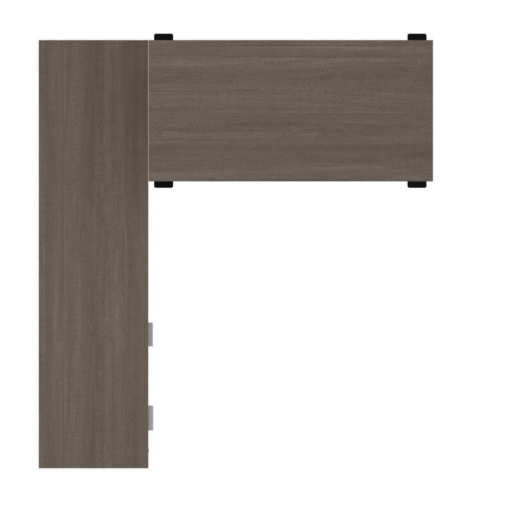 Bestar - I3 Plus 72W L-Shaped Standing Desk in Bark Grey - 160885-47 veiw 6