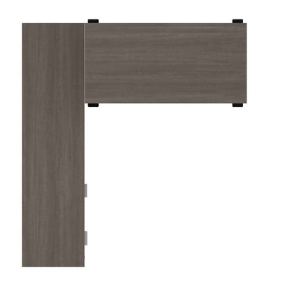 Bestar - I3 Plus 72W L-Shaped Standing Desk in Bark Grey - 160885-47 veiw 6