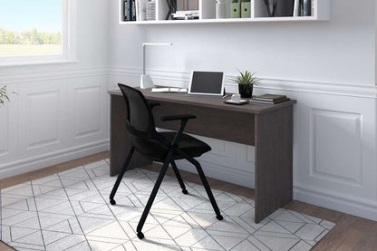 Bestar - Innova 60W Desk Shell in Bark Grey - 92400-000047 veiw 4