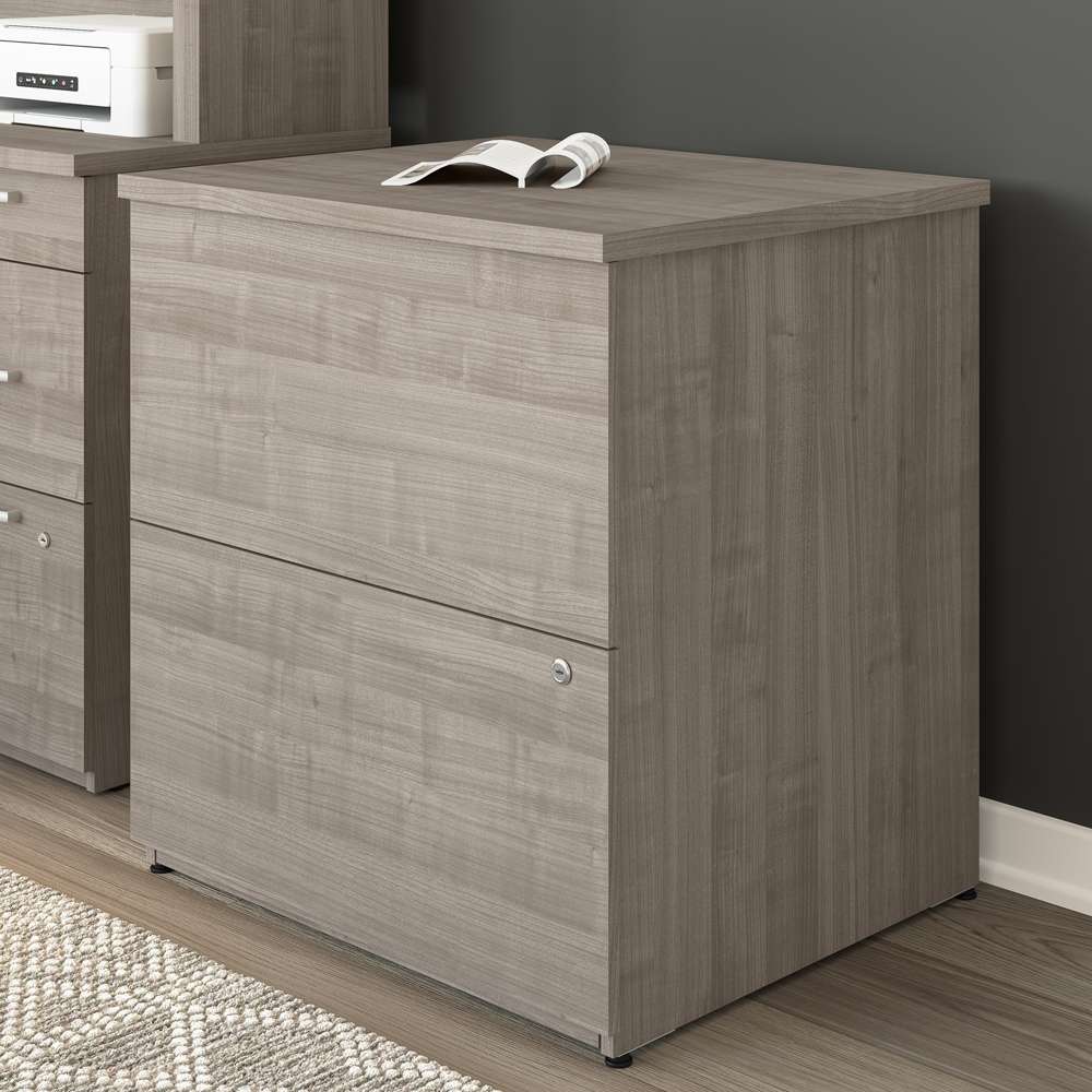 Bestar - Logan 28W 2 Drawer Lateral File Cabinet in Silver Maple - 146600-000142 veiw 5