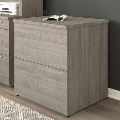 Bestar - Logan 28W 2 Drawer Lateral File Cabinet in Silver Maple - 146600-000142 veiw 5