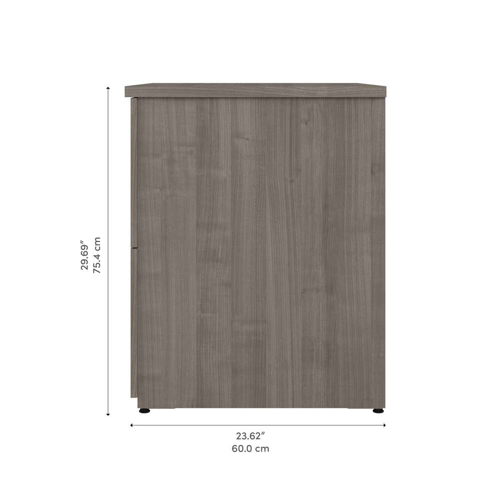 Bestar - Logan 28W 2 Drawer Lateral File Cabinet in Silver Maple - 146600-000142 veiw 9