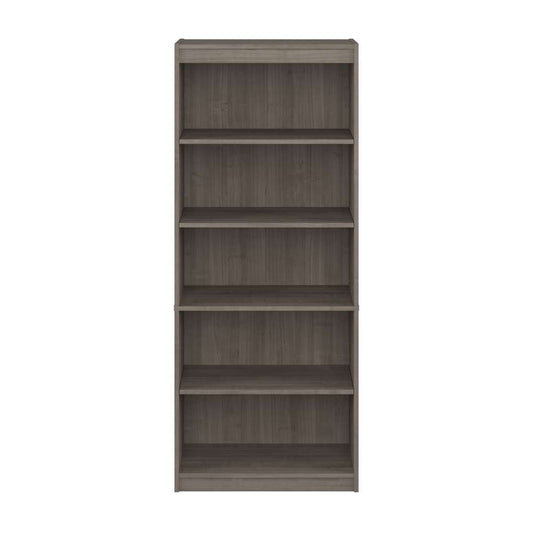 Bestar - Logan 30W 5 Shelf Bookcase in Silver Maple - 146700-000142 veiw 2