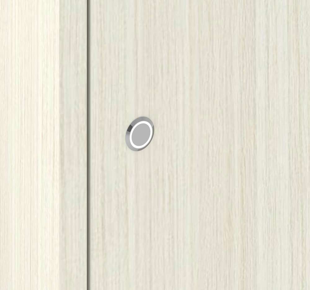 Bestar - Lumina 24W Storage Cabinet with 2 Drawers in White Chocolate - 85160-31 veiw 5