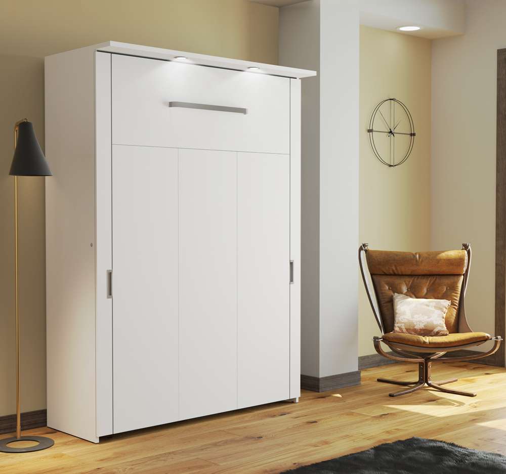 Bestar - Lumina 59W Full Murphy Bed in White - 85181-17 veiw 3