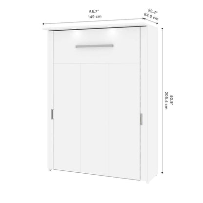 Bestar - Lumina 59W Full Murphy Bed in White - 85181-17 veiw 5