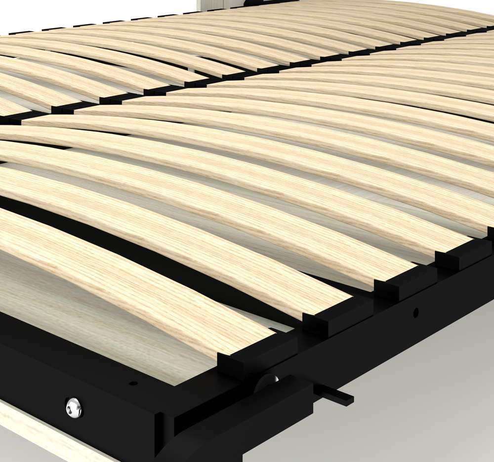 Bestar - Lumina 66W Queen Murphy Bed with Desk in White Chocolate - 85184-31 veiw 10